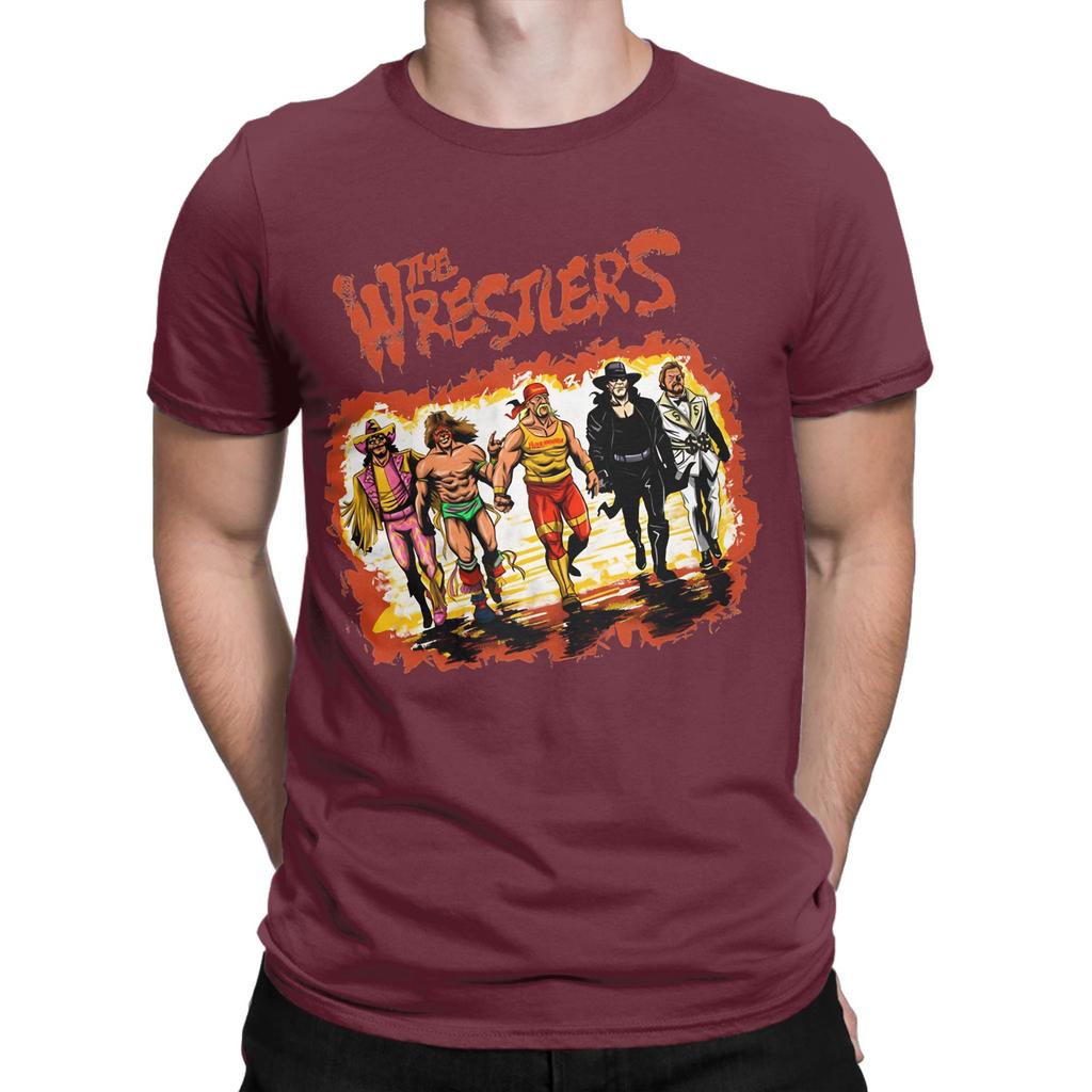 The Wrestlers Novelty 100 Cotton Tshirt Luchador Tees Tops For Unisex