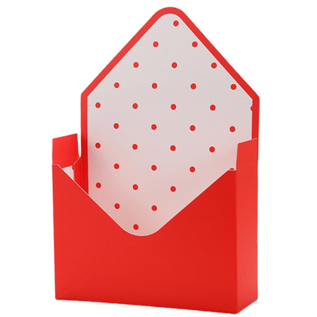 Valentine Envelope Gift Box Multifunctional Hand Folding Flower Bouquet Packaging Box for Mother Day Wedding Birthday Party