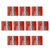 10pcs  Adhesive Clear Hinges with High Load Bearing Capacity Invisible Acrylic Hinges Set for Furniture & Cabinetry