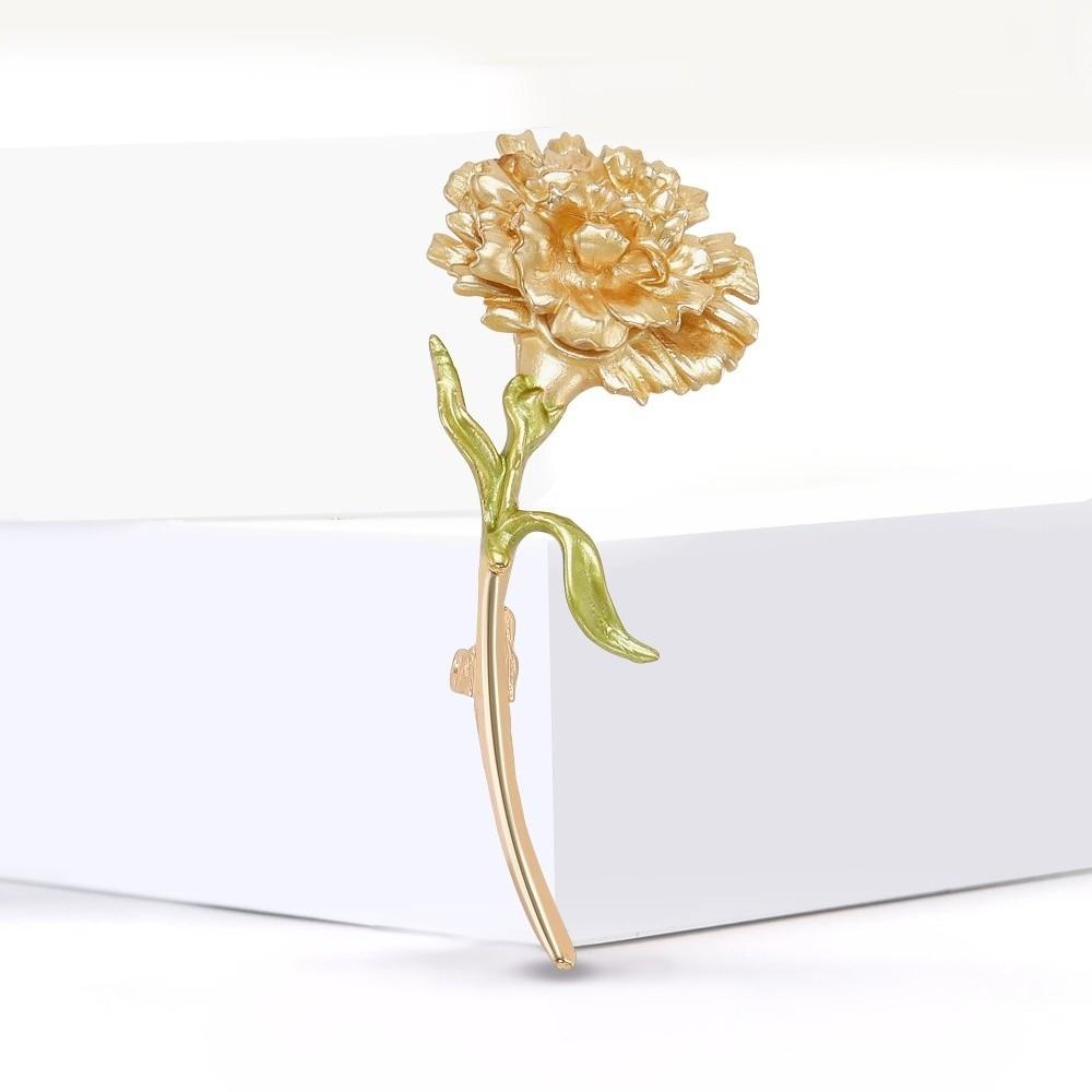 

DIY Flower Bouquet Brooch Multi-Occasion Wear Collar Lapel Pin Suit Accessories золотой