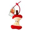 Fun Fruit Core Plush Keychain Creative Design Soft Sturdy Material Multiuse Accessory Ideal Gift for Loved Ones