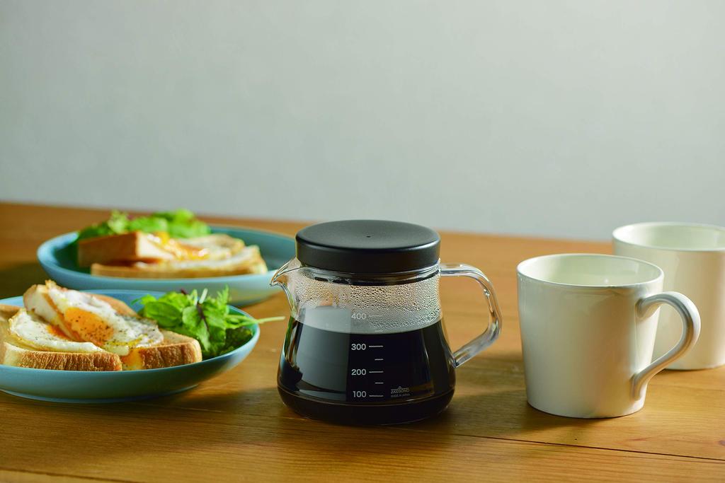 Akebono Sangyo Unbreakable Coffee Server 400ml Black Stron 400 Dishwasher Safe Made in Japan TW-3730