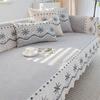 Sofa Cushion  New Chenille Seat Cushion Four Seasons Universal French Lace Skirt Non-Slip Sofa Cover Cover Cloth
