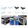 4Pcs Wrap Angle Flight Case Aviation Bag Protective Corner Brace Wooden Box Corner Protector Edge Covers Metal Corner Brackets