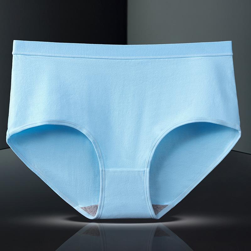 Slip da Donna Taglie Forti Primavera ed Estate Colore Puro Cotone Vita Alta Traspiranti Comodi
