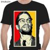 Men T Shirt  Tee Shirt Malcolm X Wide Brown Tshirts Women TShirt Cotton Tshirt Men Summer Fashion Tshirt Euro Size
