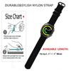 Cinturino in nylon per orologio da 18 mm 20 mm 22 mm 24 mm Per Samsung Galaxy watch 3 4 5 pro 46 mm 42 mm Active2 Amazfit Bip S3 frontier Cinturino sportivo