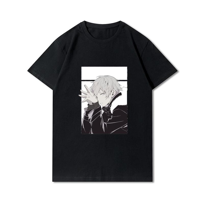 

Плюс размер S-5XL японского аниме Bungou Stray Dogs футболка для мужчин женщин Dazai Osamu Manga Harajuku футболка с рисунком летние топы футболки унисекс большого размера XXXXXL