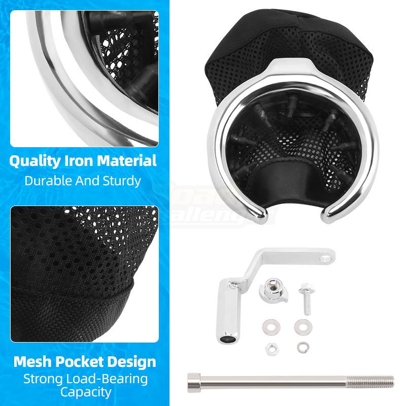 Drink Mounted Drink Cup Holder Motorcycle Handlebar Cup Holder For Honda Goldwing 1800 GL1800 2001-2015 F6B 2013-2015