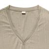 Mens V Neck Short Sleeve Solid Color Button Front Casual Summer T Shirt