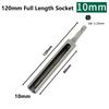 Hexagon Tools Slotted Extension Driver Electric Drill 1/4 Accessories Chrome Vanadium Steel Hexagon Slotted Extension Driver