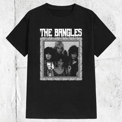 Nieuw The Bangles Vrouwelijke Popband Metal Stijl T-shirt Unisex T-shirt