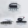 Convenient Piano Type Pushbutton Switch User Friendly Pushbutton Switch Metal Key Switch Perfect for Kitchen Appliances