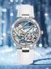 New Women's Watches Luxury Tourbillon Style Original Automatic Mechanical Watch for Woman Waterproof Ladies Watch Reloj