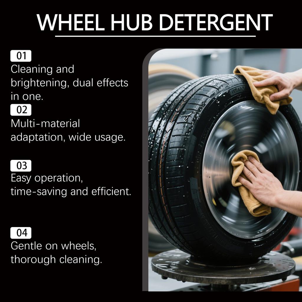 Car Wheel Hub Metal Stain Cleaner, Restorer, Polisher, and Protectant - 120ML
