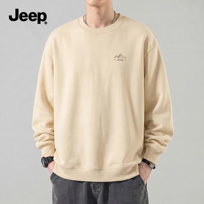 JEEP Men's Heavyweight Crew Neck Sweatshirt