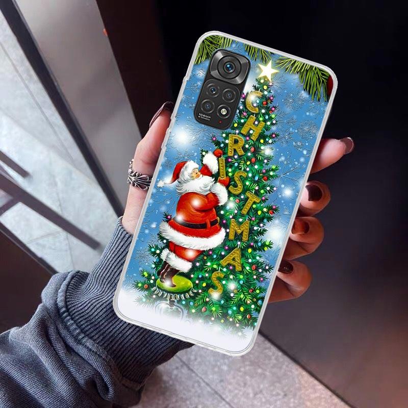 Christmas Santa Claus Present Phone Case for Xiaomi Redmi Note 15 14 14S 13 12 12S 11 Pro Plus 11E 11T 11S 10S 5G Soft Cover Fun