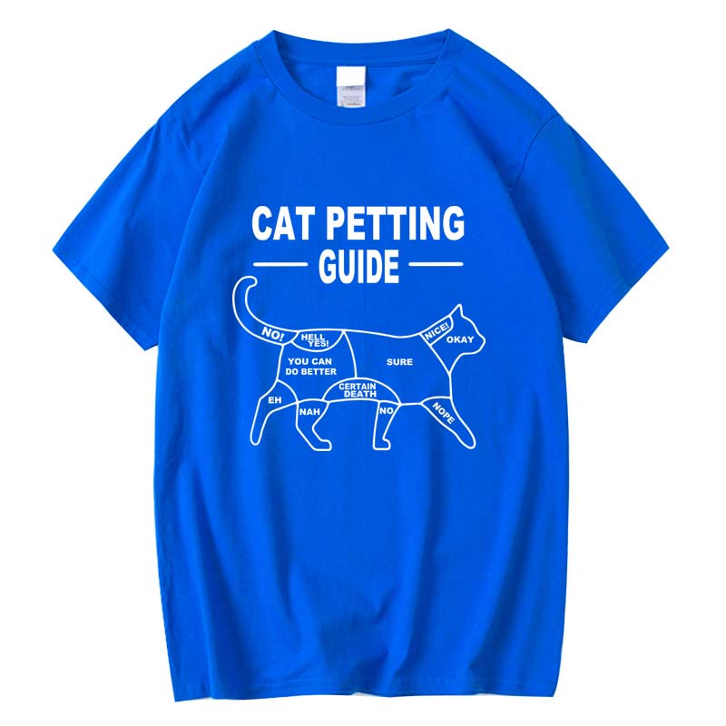 Mens High Quality Cotton Short Sleeve Space Funny Cat Print Cool Exclusive Cat Graphic Men Tshirt Big Size Unisex Tee Shirt