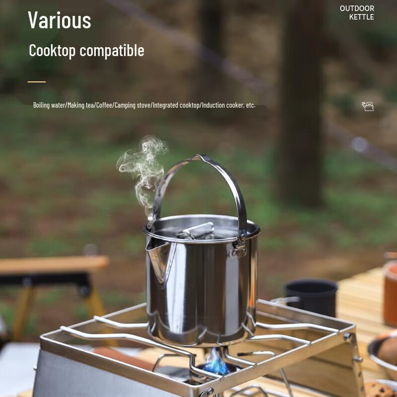 

Portable 1.2L Hanging Camping Kettle