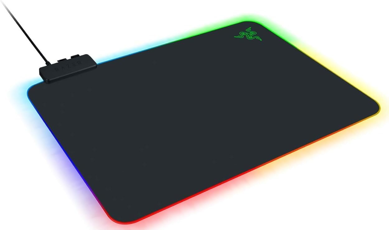 

Hard Gaming Mouse Pad with Chroma RGB 19 Lighting Zones [Imported]