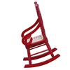 1:12   Miniature Furniture Wooden Rocking Chair for Dolls House Decor Toys (White)
