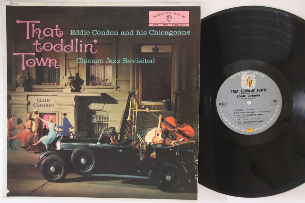 LP Record EDDIE CONDON - That Toddlin' Town W1315 WARNER BROS 1959 US Jazz Used