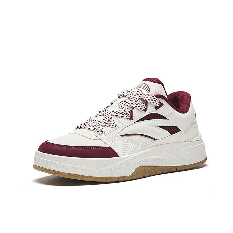 Anta Aoyou Lightweight Height-Increasing Low-Top Sneakers Men Sneakers Rose-Red 912438012-1