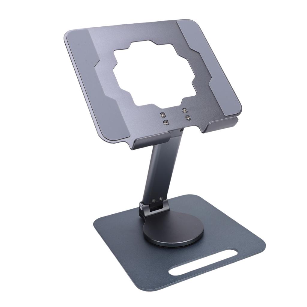 Aluminum Alloy Tablet Stand Rotating Foldable Adjustable Desktop Phone Tablet Holder Hollow Out Heat Dissipation for