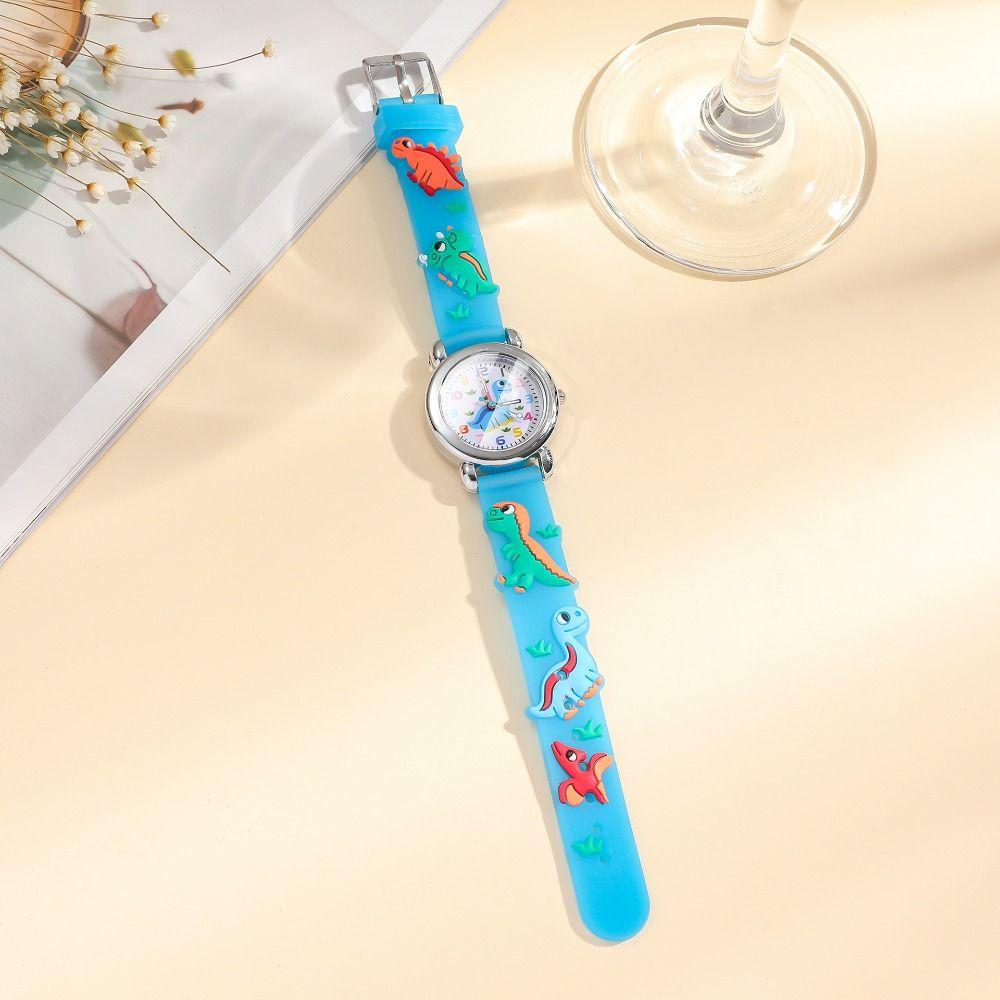 Dinosaur Children Wrist Watches Football Pattern Kid Girl Boy Study Time  For Boys and Girls