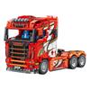 JJ9070 Scania Ciężarówka Budowlana Klocki Duża Ciężarówka Kontenerowa Głowica Trudna Zabawka do Montażu dla Chłopców