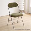Compact Folding Chair with Backrest for Home, Office, or Dining