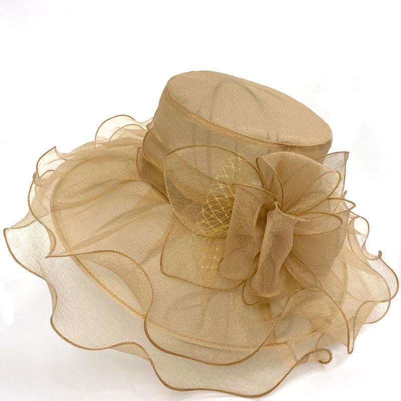 Summer Sun Hat For Middleaged Women With Breathable Polyester Material Sunshade Cap For Outdoors