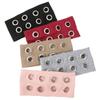 Metal Eyelets Punk Headwrap Wide Elastic Hollowed Out Eyelets Headband Rock Head Band  Punk Girl