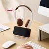 M-1pc Acrylic Headphone Stand With Base Universal Headphone Stand Hanger Transparent Headset Storage Rack Detachable Stand