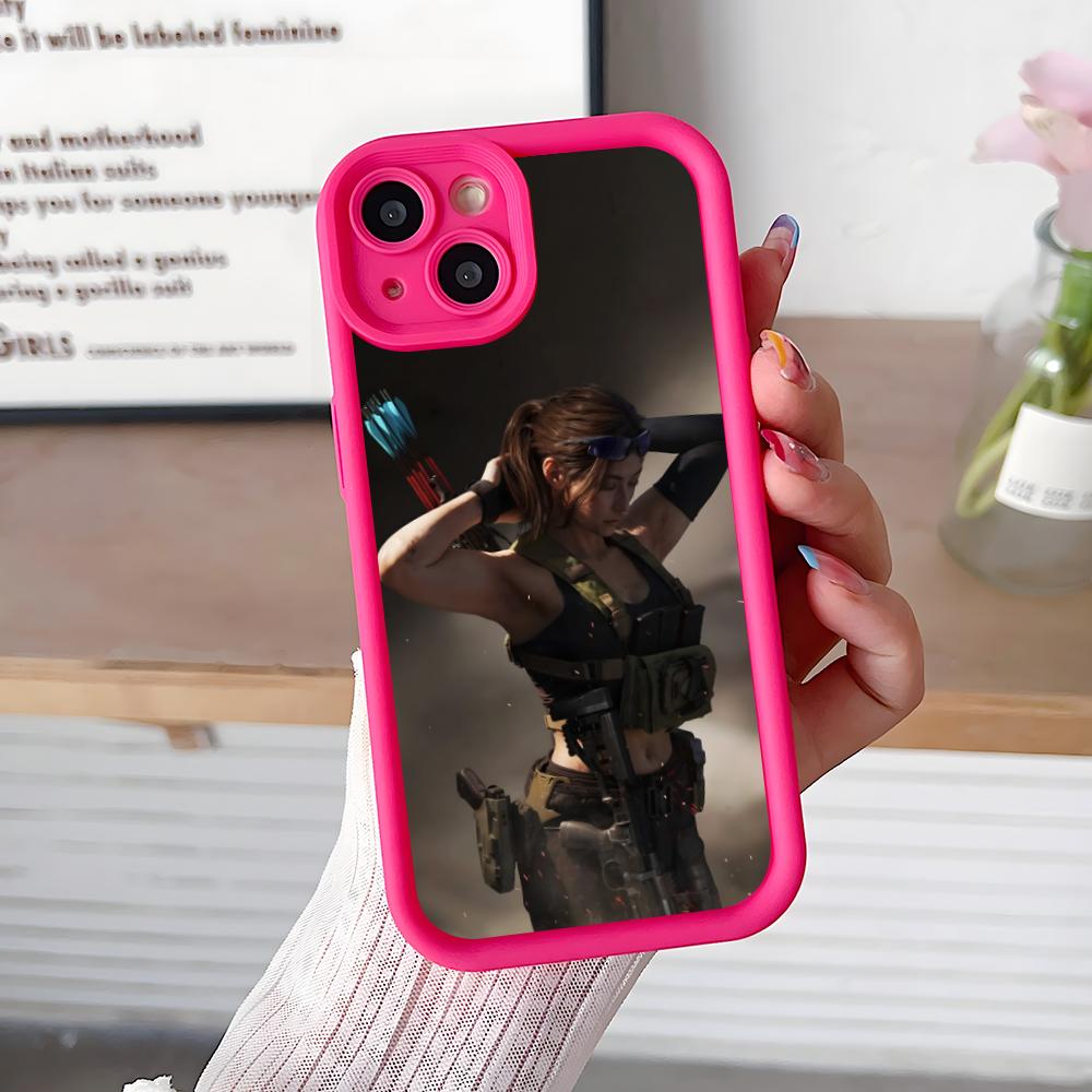 Game Delta Force Thicken TPU Mobile Phone Case for iPhone 17 16 15 14 13 12 11 Air Pro Max Plus Colorful Cover