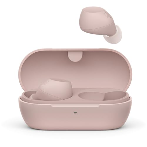 Sony WF-C710N Pink Wireless Earphones Noise Cancelling Bluetooth Long Battery Life IPX4 Waterproof Lightweight Compact Multi-Point Connection