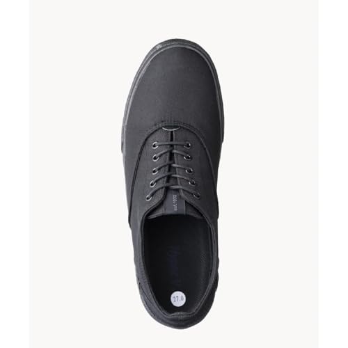 Nissin Rubber Hyper V AC-01 Casual Sneakers, Men's, Black, Size 26.5 cm, 3E, Simple Design, Non-Slip, Lightweight, For On and Off-duty Use