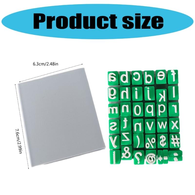 Letter Stamper Plastic Letter Stamper with Storage Case Early Learning Tool for Toddler Art Craft Scrapbooking
