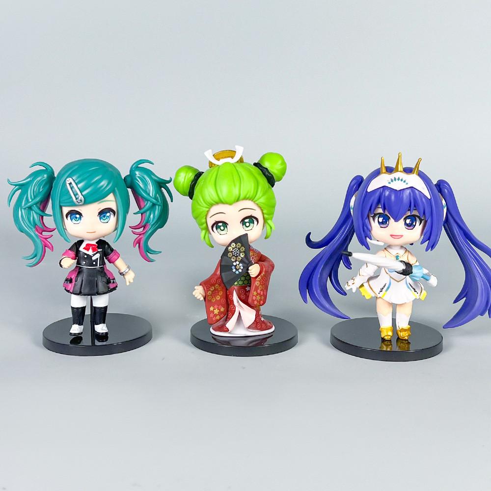Hatsune Miku Pvc Figure Model With Assembly For Anime Collectors And Gift Enthusiasts