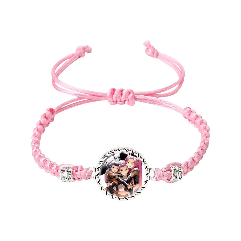 Gifts For Little Girls: Cosplay Costume Accessories, Two-tone Woven Bracelet, Wristband, Costume