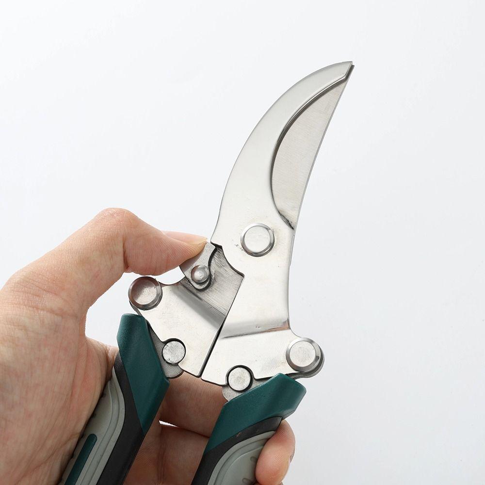 Stainless Steel Pruning Shears Non-Slip Handle Branch Pruner Garden Scissors Tree Branch Pruning