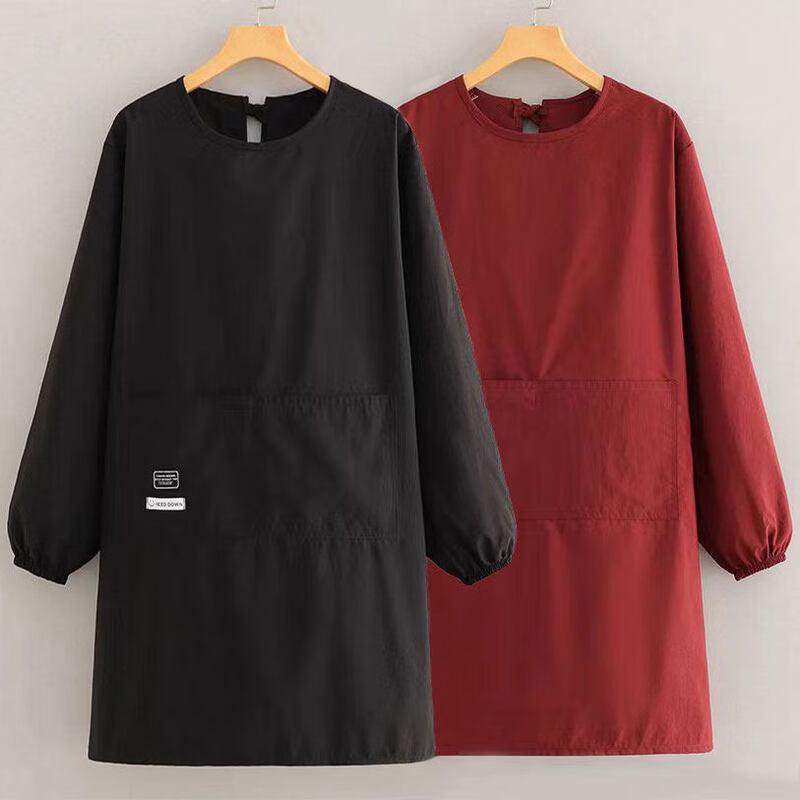 Yuzhuxun HC Long-Sleeve Splash-Proof Apron Smock