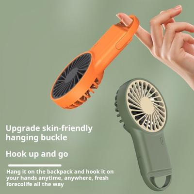 Mini přenosný ventilátor Silný vítr 3 nastavení rychlosti Nízká hlučnost Kompaktní velikost Přenosný dobíjecí chladicí ventilátor Osobní malý stolní ventilátor