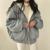 Winter Clothes Women Thicken Warm Parkas Oversized Kawaii Hooded Coat Ladie Korean Fashion Casual Loose Zip Up Jackets For Women
