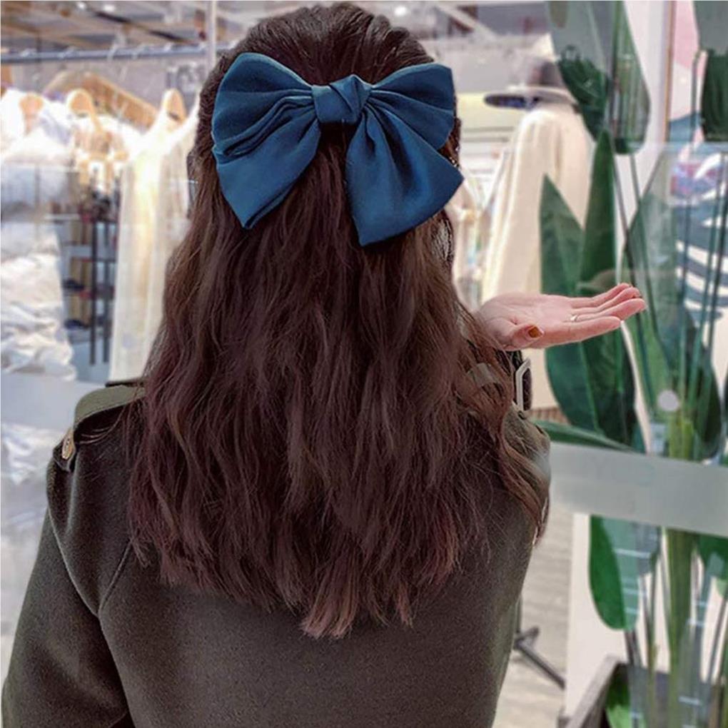 3 Pieces Bow Hair Clip Haircut Decor Universal Simple Style Dressing Ornament Hairs Tying Clamp Bowknot Headdress Prop