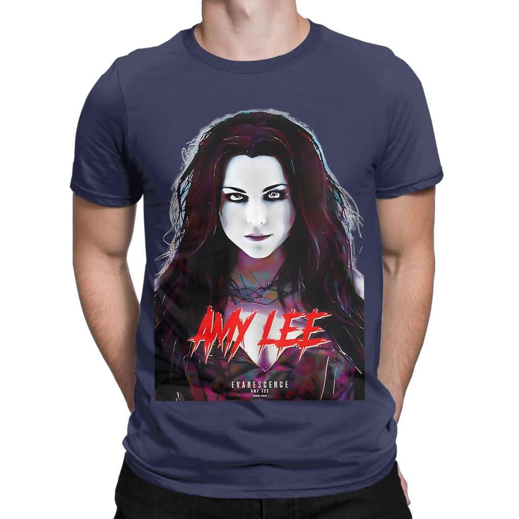 Amy lLee Evanescence Hymn of the Hollow Heart Funny 100 Cotton TShirt Amy lLee Evanescence Tops Tees For Unisex