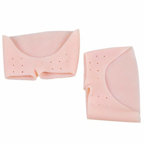 BigMe Silicone Gel Toe Pads for Metatarsal Support - Gel Toe Caps with Forefoot Cushioning - Calluses and Blisters for Toe Spikes (2-Pack)