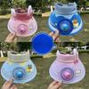 Children's Sun Hat Boy Sun Hat Girl Sun Hat Boy Empty Top Hat Baby Hat Fan Hat Cartoon Cute