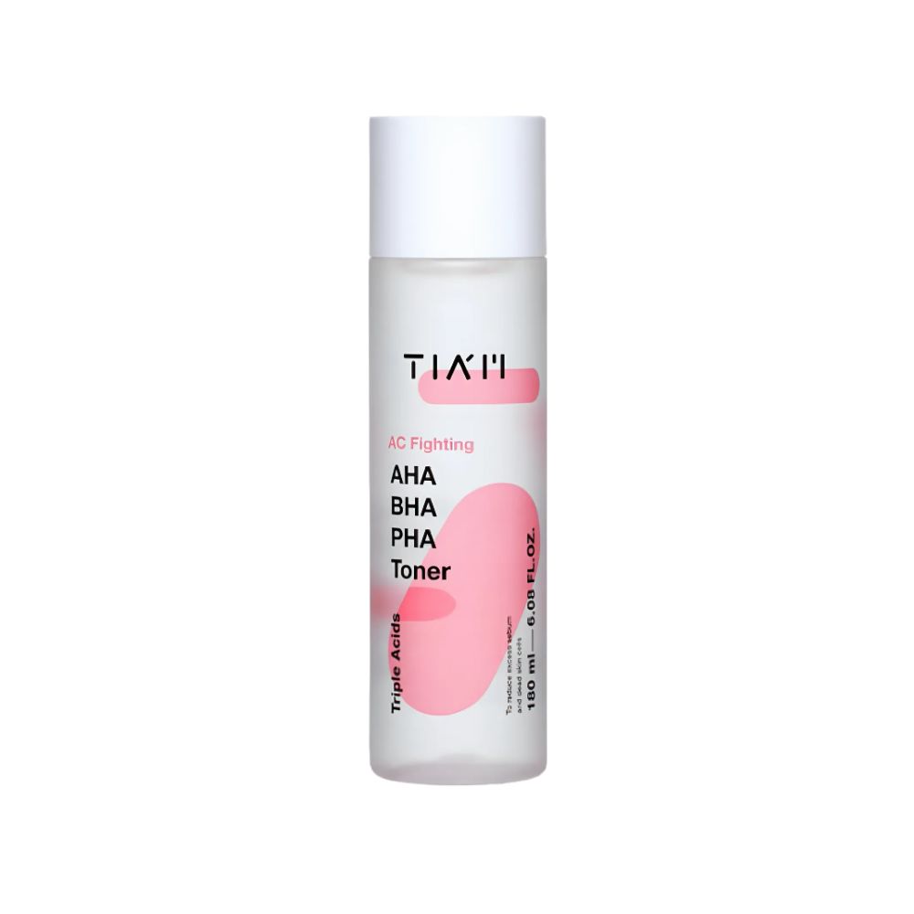 TIAM AC Fighting AHA BHA PHA Toner 180ml for Pore Clarifying Reset and Skin Sebum Control