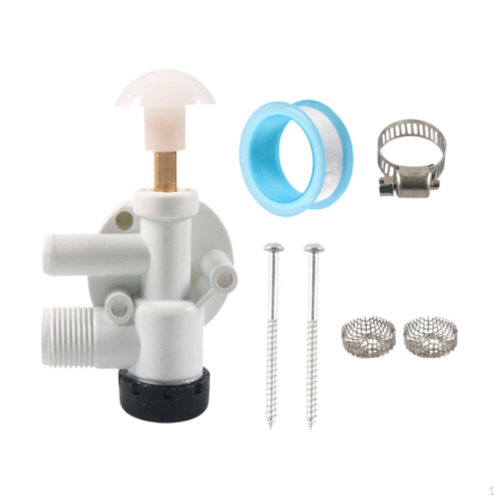 

Сборка клапана для слива воды в туалете автофургона 385314349 Простая установка и ремонт деталей для слива A